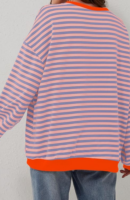 Roxanne - Striped Oversized Sweater