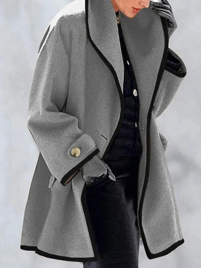 Irma - Windproof wool shawl collar jacket