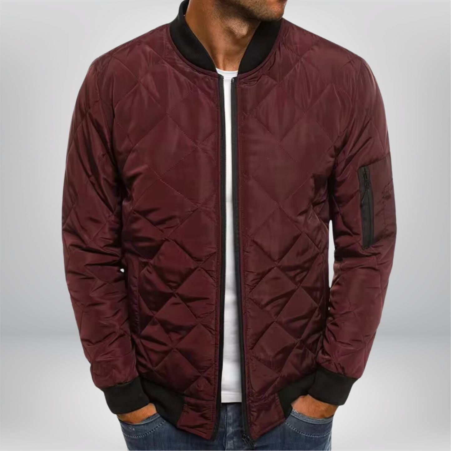 Hudson - Padded Bomber Jacket