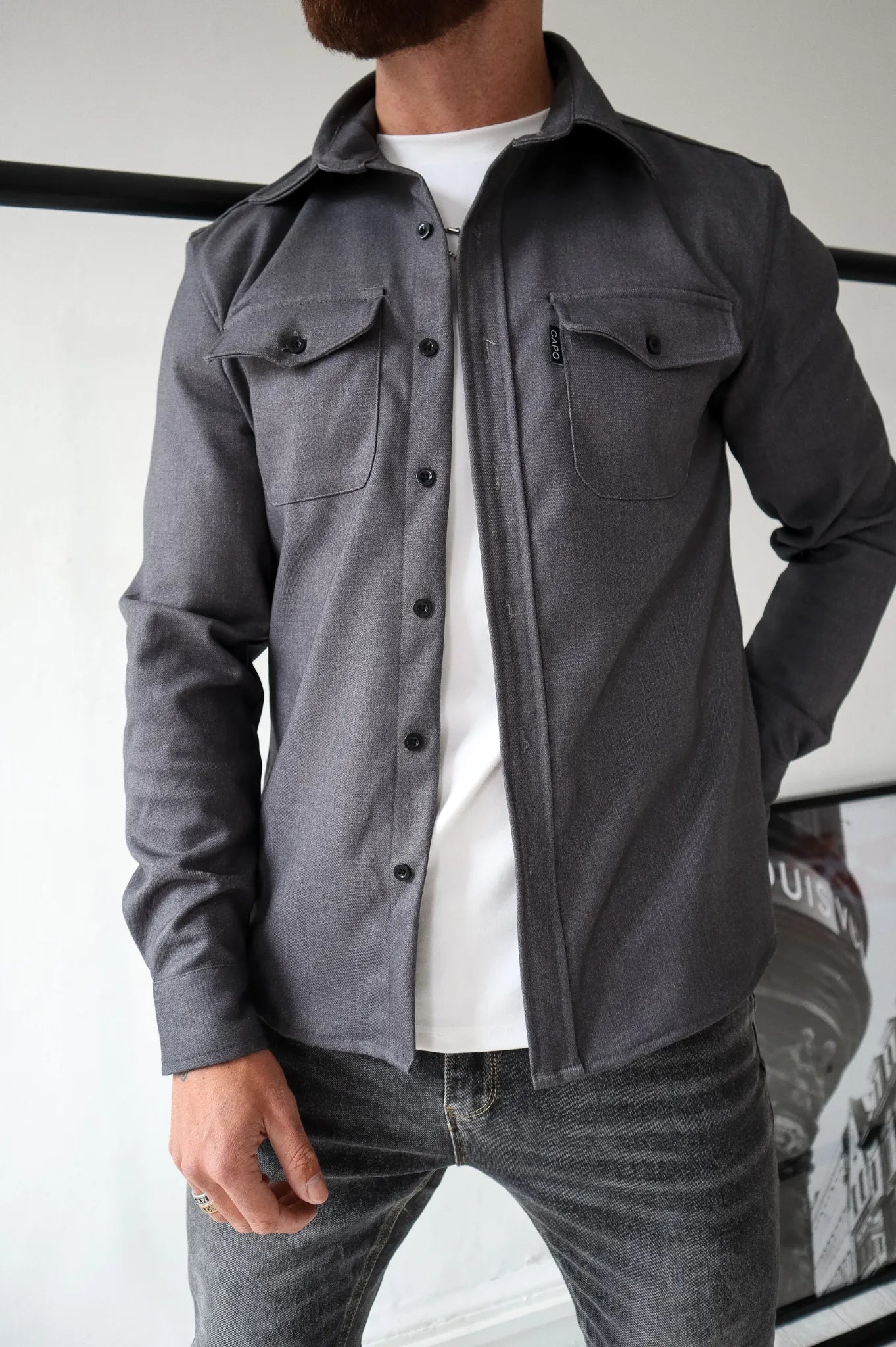 Azan - Modern shirt jacket for men