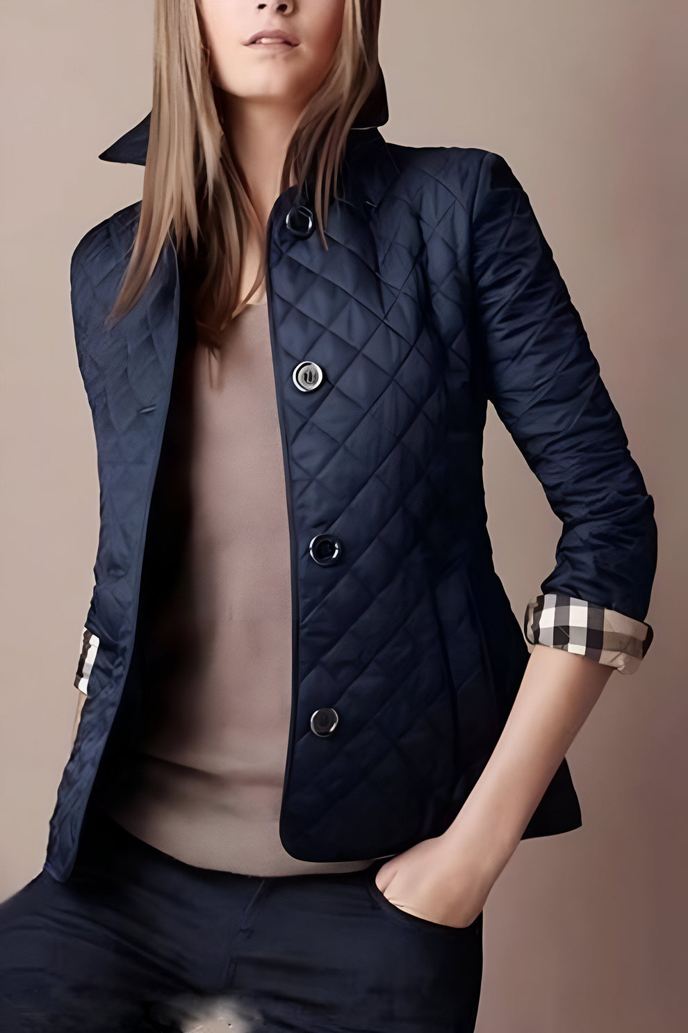 Daphne - Sleek Women's Silk Jacket