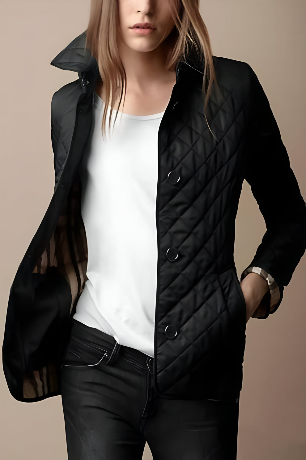 Daphne - Sleek Women's Silk Jacket