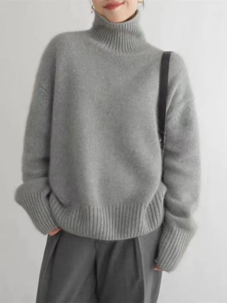 Claire - Comfortable, Soft Turtleneck Sweater