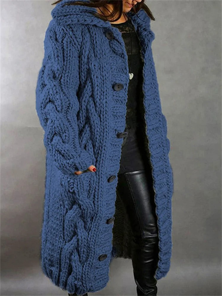 Queenie - Warm oversized cardigan