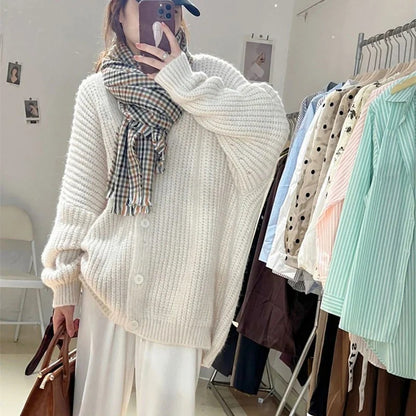 Sweetzel - Chic and Cozy Oversized Knit Cardigan