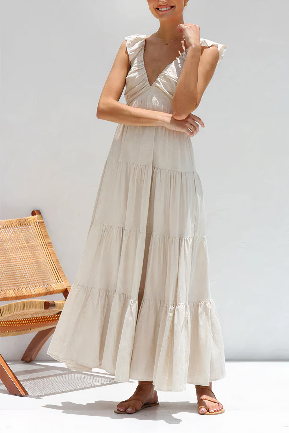 Maple - Ruffle Maxi Dress