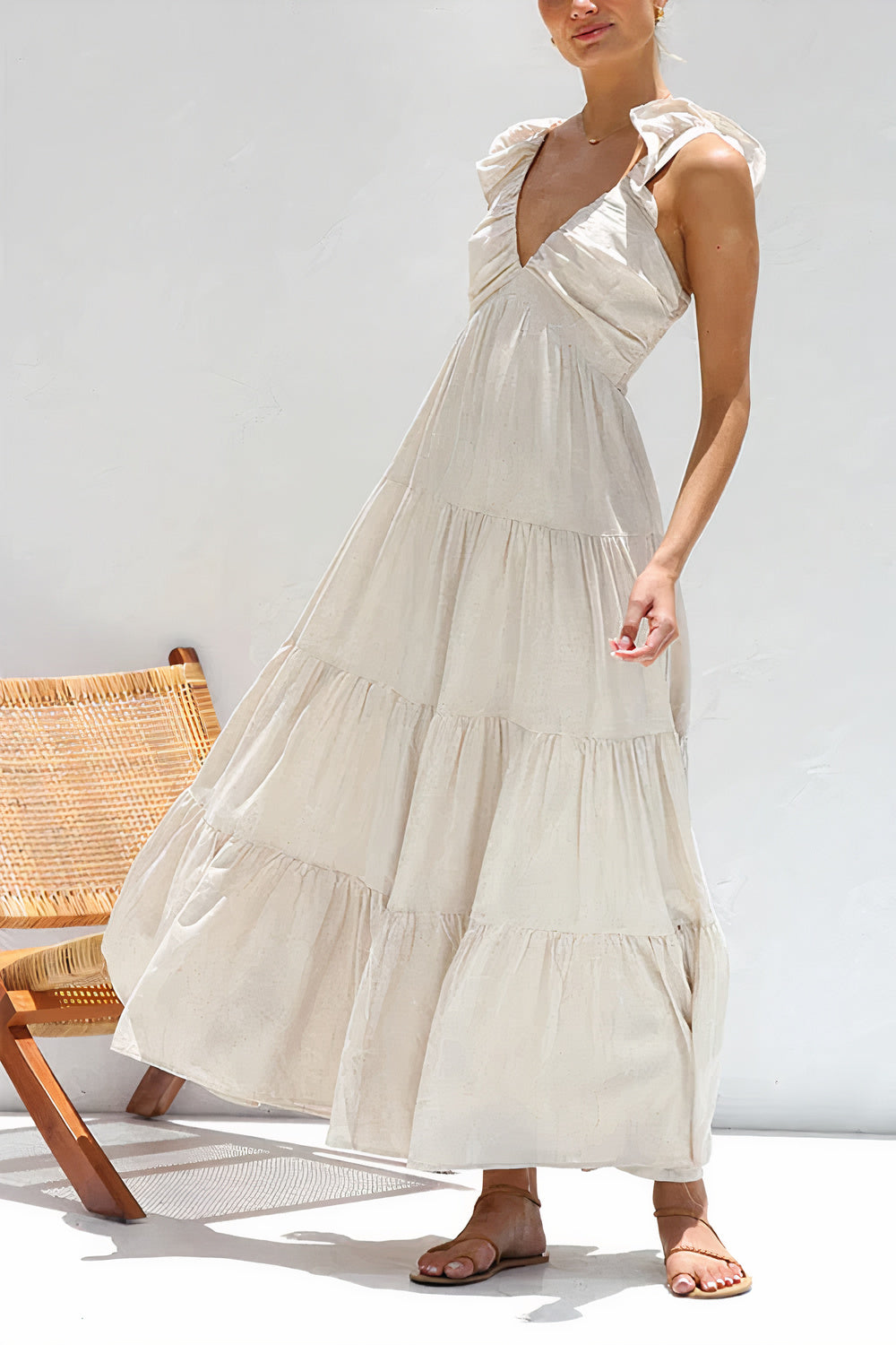 Maple - Ruffle Maxi Dress