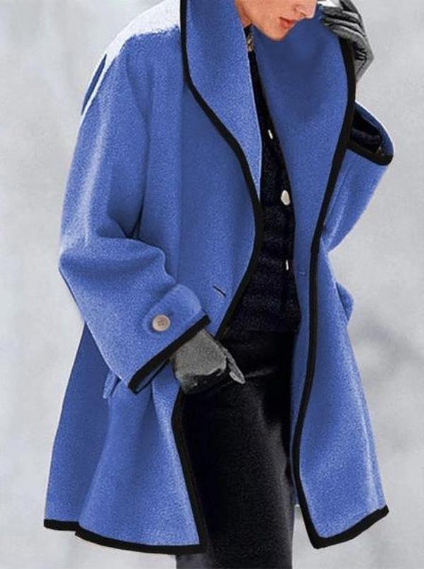 Irma - Windproof wool shawl collar jacket