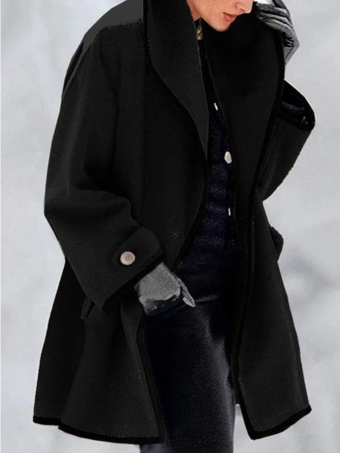 Irma - Windproof wool shawl collar jacket