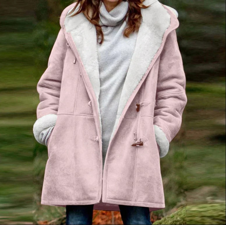 Lolita - Elegant warm winter coat with fleece