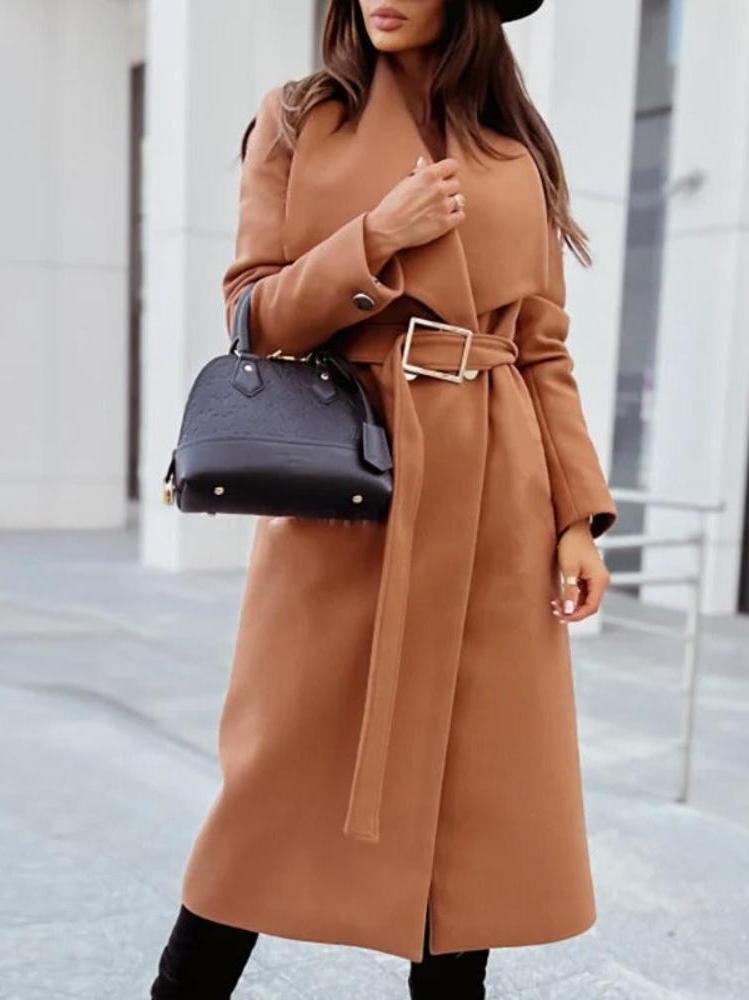 Elegant wool coat for women, offering warmth, style, and a flattering tailored fit for winter wear.