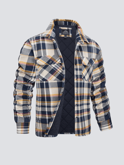 Ethan - Striped Flannel Jacket