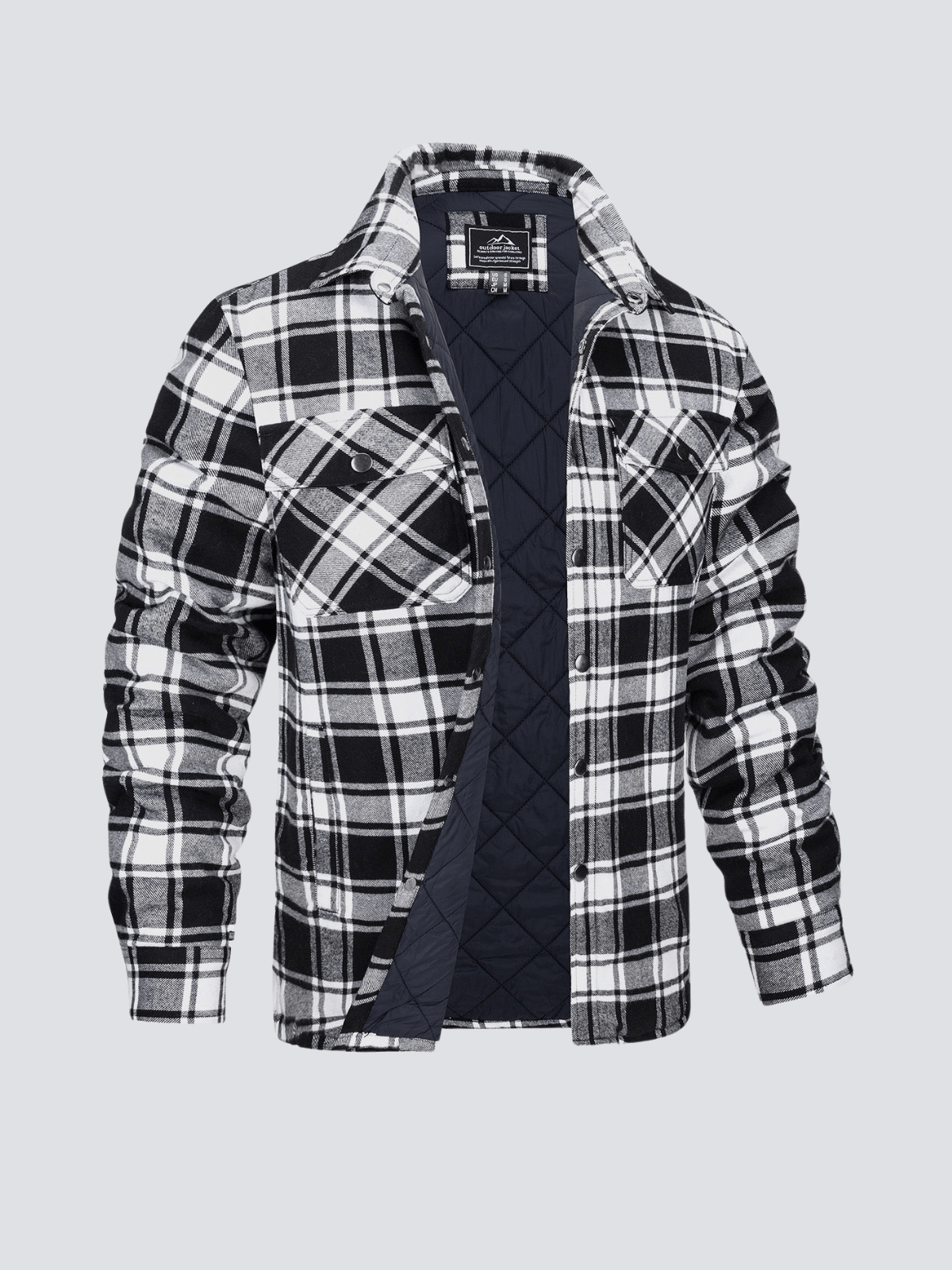 Ethan - Striped Flannel Jacket