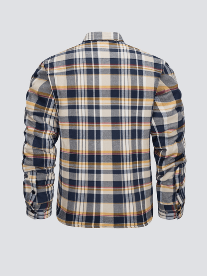 Ethan - Striped Flannel Jacket