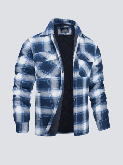 Ethan - Striped Flannel Jacket