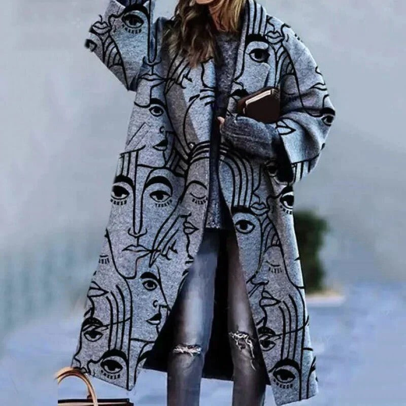 stylish winter coat, perfect for cold days and elegant outings.