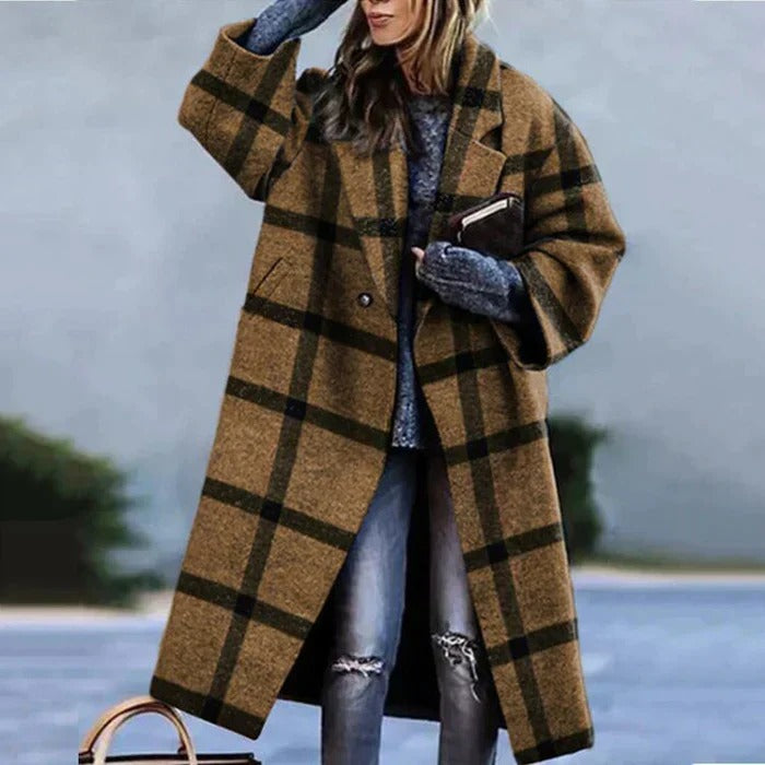 stylish winter coat, perfect for cold days and elegant outings.