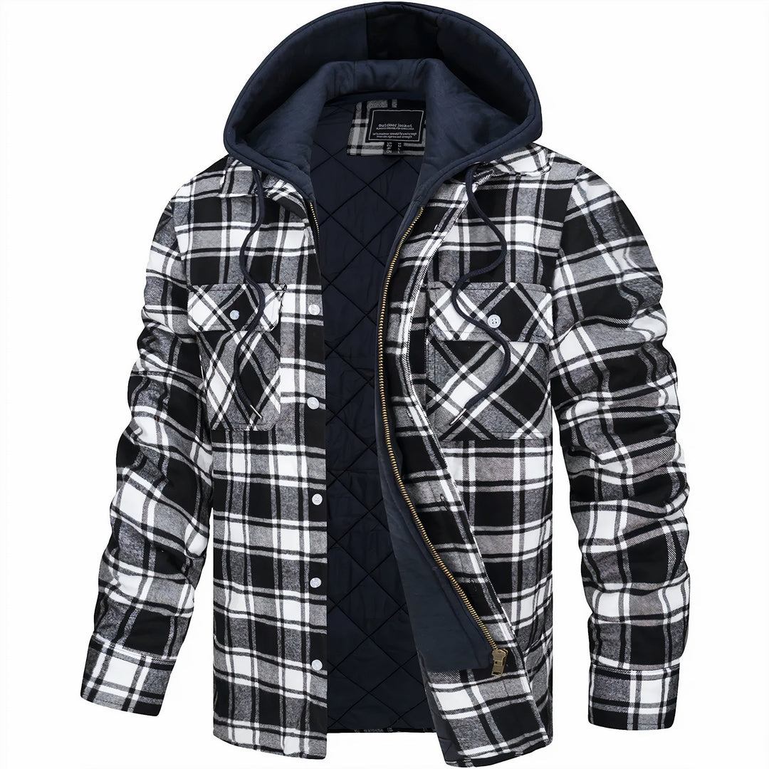 Gabriel - Checkered Jacket with Zip