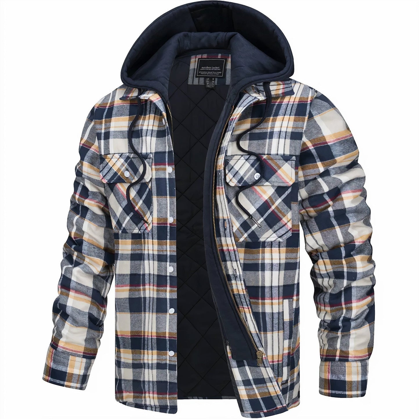 Gabriel - Checkered Jacket with Zip