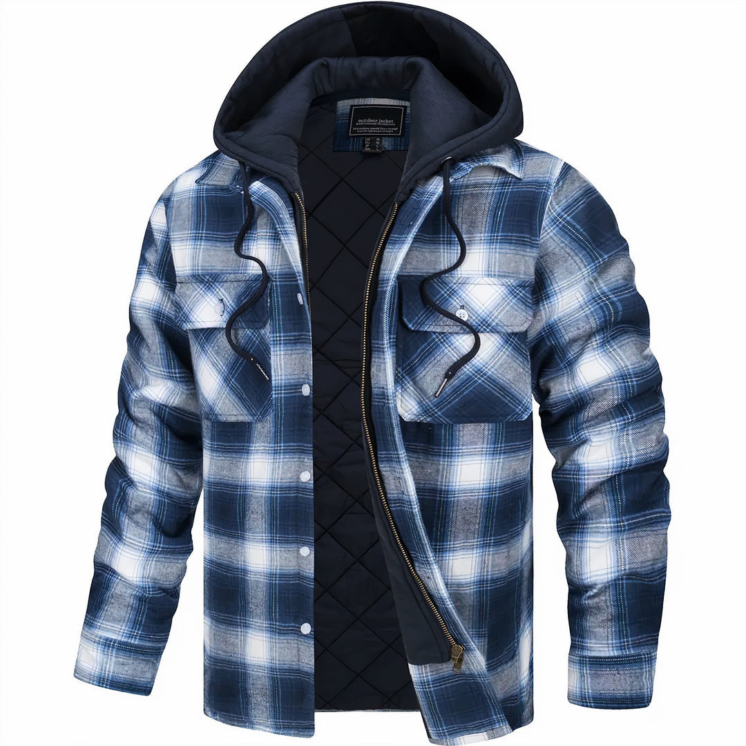 Gabriel - Checkered Jacket with Zip