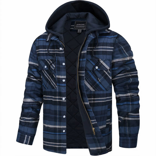 Gabriel - Checkered Jacket with Zip