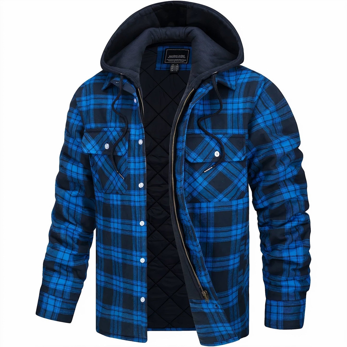 Gabriel - Checkered Jacket with Zip