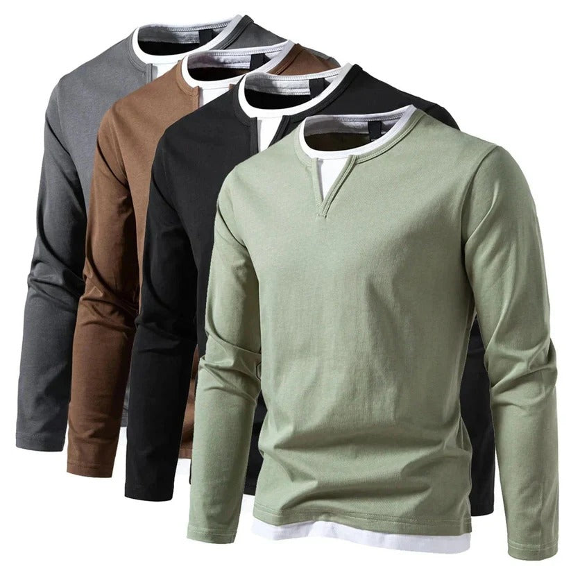 Warm V-Neck Sweater for stylish comfort in cold weather.